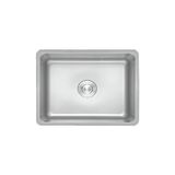 Crauf Evye Venüs | 49CM - Platinum Satin (Inox) - Gümüş - Tek Gözlü - 49x44 cm
