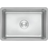 Crauf Evye Venüs | 54CM - Platinum Satin (Inox) - Gümüş - Tek Gözlü - 54x44 cm