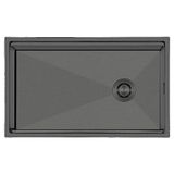 Crauf Evye Vertice | 80CM - Dark Graphite (Füme) - Antrasit - Tek Gözlü - 80x48 cm
