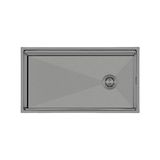 Crauf Evye Vertice | 80CM - Velvet Grey (Mat Gri) - Tek Gözlü - 80x48 cm