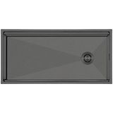 Crauf Evye Vertice | 98CM - Dark Graphite (Füme) - Antrasit - Tek Gözlü - 98x48 cm