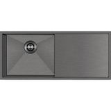 Crauf Evye Via Bella | 100CM - Dark Graphite (Füme) - Antrasit - Tek Gözlü - 45x100 cm
