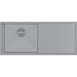 Crauf Evye Via Bella | 100CM - Velvet Grey (Mat Gri) - Tek Gözlü - 45x100 cm
