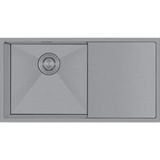 Crauf Evye Via Bella | 86CM - Velvet Grey (Mat Gri) - Tek Gözlü - 45x86 cm