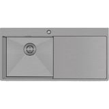 Crauf Evye Via Lattea | 100CM - Velvet Grey (Mat Gri) / Sağ - Tek Gözlü - 100 cm