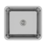 Crauf Lavello 3040 Tek Gözlü Mutfak Evyesi 304 Paslanmaz Çelik Mat Gri Velvet Grey (45×40 cm)