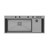 CRAUF Lusso 1080 - Nano Mat Gri Mutfak Eviyesi