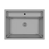 CRAUF Poli 6302 - Nano Mat Gri Mutfak Eviyesi