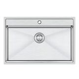 Crauf Poli 6303 Pvd Inox Tek Gözlü 51X78 Cm Paslanmaz Çelik Mutfak Eviyesi