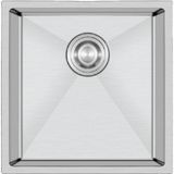 Crauf Stella 4444 Inox 40X40 El Yapımı Paslanmaz Çelik Mutfak Eviyesi - İnox