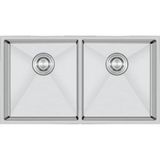 Crauf Stella 4580 Pvd Inox 2 Gözlü Paslanmaz Çelik Mutfak Eviyesi - İnox