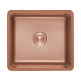 Crauf Venüs 3049 Kompakt Tek Gözlü Mutfak Evyesi 304 Paslanmaz Çelik 49x44 cm Royal Bronze Bakır
