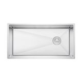 Crauf Vertice 304 Paslanmaz Çelik Tek Gözlü Mutfak Eviyesi (İnox, 48 cm x 80 cm)