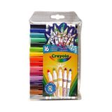 Crayola 16 Mini Yıkanabilir Keçeli Kalem (93102)