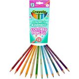 Crayola® Kindness Renkleri Renkli Kalemler, Çeşitli Kurşun Renkler, 12 Kalem Paketi - 12'li - 12 Renk