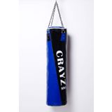 Crayz 120 Cm X 30 Cm Içi Dolu Boks Kum Torbası + Tavan Askı Aparatı (Mavi Siyah)