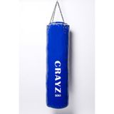 Crayz 150X40 cm Içi Boş Boks Kum Torbası + Tavan Askı Aparatı - Mavi