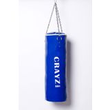 Crayz 70x25 Cm İçi Dolu Boks Kum Torbası + Tavan Askı Aparatı (Mavi)