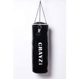 Crayz 70x25 Cm İçi Dolu Boks Kum Torbası + Tavan Askı Aparatı (Siyah)