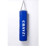 Crayz Boks Kum Torbası Içi Dolu + Tavan Askı Aparatı - 120 cm x 30 cm - Mavi
