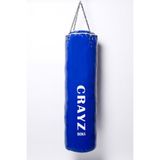 Crayz Boks Kum Torbası Içi Dolu + Tavan Askı Aparatı - 70 cm x 25 cm - Mavi