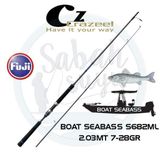 Crazee Boat Seabass S682ML Tekne Spin Kamış 2.03mt 7-28gr