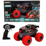 Crazon 1:18 USB Şarjlı Uzaktan Kumandalı Off Road Araba - Kırmızı Tekerlek