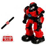 Crazon Uzaktan ve Kol Kumandalı Usb Şarjlı Programlanabilir Fonksiyonlu Robot 27 Cm Kırmızı
