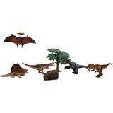 Crazoo Dinozorların Dünyası 5'li Oyun Seti - Dimetrodon Kahvrengi Yeleli - 9