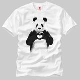 Crazy All You Need Is Love Erkek Tişört - XXL - Beyaz
