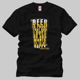 Crazy Beer Is Proof Erkek Tişört - Siyah