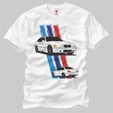 Crazy Bmw Bavarian E36 Erkek Tişört - Beyaz
