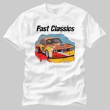 Crazy Bmw Csl Fast Classics Erkek Tişört - XL - Beyaz
