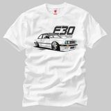 Crazy Bmw E30 Beast Beauty Erkek Tişört - L - Beyaz