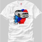 Crazy Bmw E30 E Thirty M3 Erkek T-Shirt - L - Beyaz