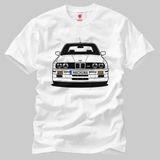 Crazy Bmw E30 M3 Erkek Tişört - XXL - Beyaz