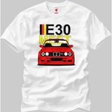 Crazy Bmw E30 Meet Erkek T-Shirt - Beyaz