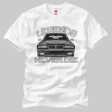 Crazy Bmw E38 Legends Never Die Erkek Tişört - XL - Beyaz