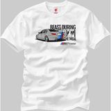 Crazy Bmw E60 M5 Erkek T-Shirt - Beyaz