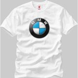 Crazy Bmw Logo Erkek T-Shirt - Beyaz