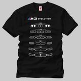 Crazy Bmw M3 Evolution Erkek Tişört - XS - Siyah