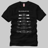 Crazy Bmw M5 Evolution Erkek Tişört - XXL - Siyah