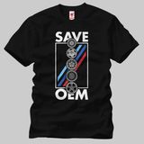 Crazy Bmw Save Oem Erkek Tişört - XL - Siyah