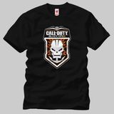 Crazy Call Of Duty Black Ops 2 Logo Erkek Tişört - Siyah