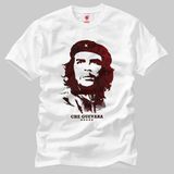 Crazy Che Guevara Stencil Erkek Tişört - Beyaz