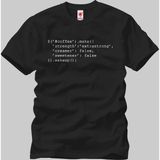 Crazy Coffee Javascript Erkek T-Shirt - M - Siyah