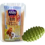 Crazy Dog Sticks Köpek Çiğneme Ödül Çubukları 114 Lü Natural ve Rugby Köpek Oyuncağı