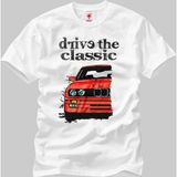 Crazy Drive The Classic Bmw Red Erkek T-Shirt - XL - Beyaz