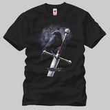Crazy Game Of Thrones: Raven Erkek T-Shirt - Siyah