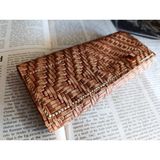 Crazy Gerçek Deri Tamamen El Emeği Özel Kalemleriniz Için Kalemlik Kalemkutu (8*18CM ) - Kahve - Gold